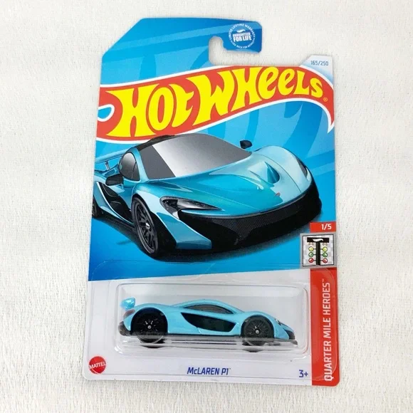 Hot Wheels McLaren P1 Light Blue 165/250 Quarter Mile Heroes 2021 Mattel - Picture 1 of 7